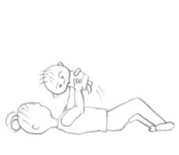 baby teacher sticker #13349986