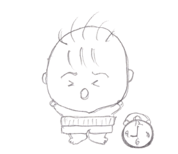 baby teacher sticker #13349996