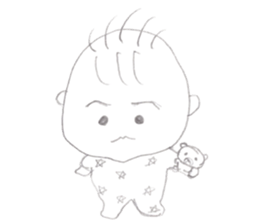 baby teacher sticker #13350001