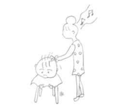 baby teacher sticker #13350006