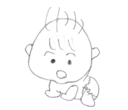 baby teacher sticker #13350013