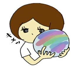 Pinko loves bowling!! sticker #13350146