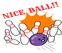 Pinko loves bowling!! sticker #13350150