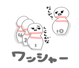 Pinko loves bowling!! sticker #13350156