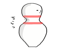 Pinko loves bowling!! sticker #13350159