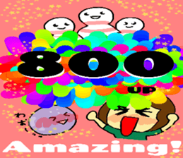 Pinko loves bowling!! sticker #13350165