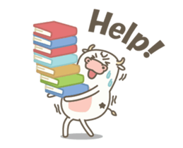 Kawaii Cow Animated! sticker #13350708