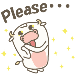 Kawaii Cow Animated!