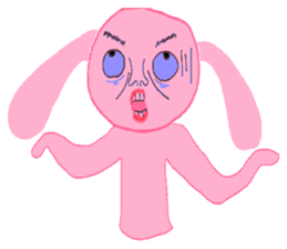 imagination rabbit sticker #13350736