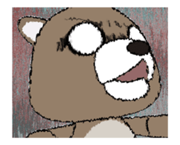 Move! Kumatta's stuffed sticker #13350848