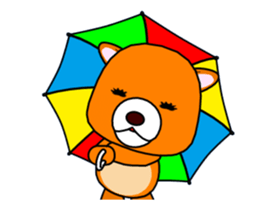 Move! Kumatta's stuffed sticker #13350851