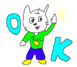 NEKONASI cat pear sticker #13350975