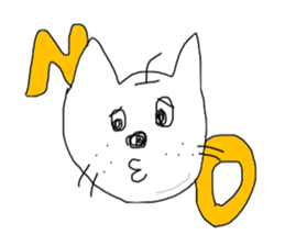 NEKONASI cat pear sticker #13350976
