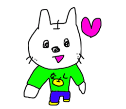 NEKONASI cat pear sticker #13351008