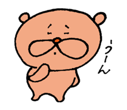 Happy bear couple sticker #13351560