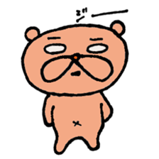 Happy bear couple sticker #13351563