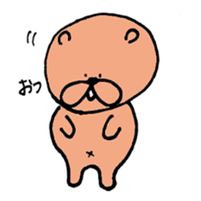 Happy bear couple sticker #13351564