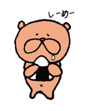 Happy bear couple sticker #13351572