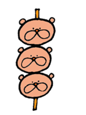 Happy bear couple sticker #13351579