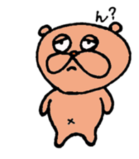 Happy bear couple sticker #13351596