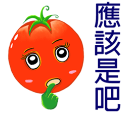 Tomato playful girl (7) sticker #13353073