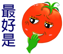 Tomato playful girl (7) sticker #13353076