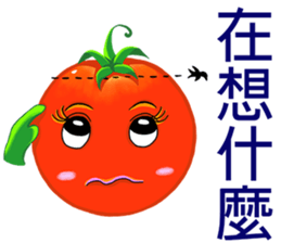 Tomato playful girl (7) sticker #13353099