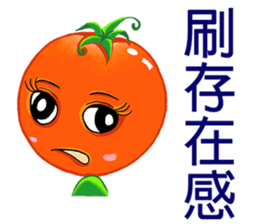 Tomato playful girl (7) sticker #13353100