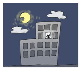 Rachel & Chocolat for workers sticker #13353126