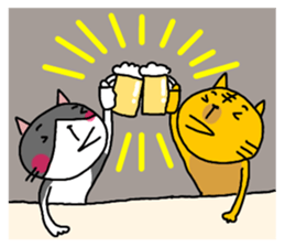 ROO THE CAT & MITSU 2 sticker #13353267