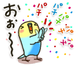 Budgerigar7 sticker #13353480