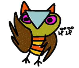 Owl Hook 2 sticker #13353894