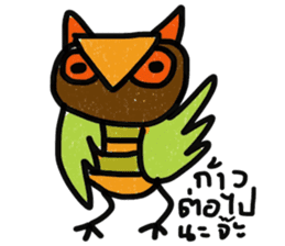 Owl Hook 2 sticker #13353909