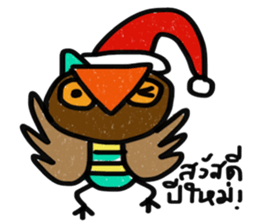 Owl Hook 2 sticker #13353911