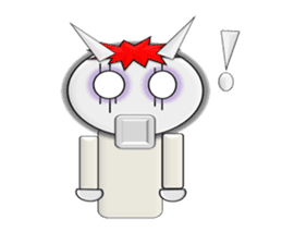 A cute little demon sticker #13353926