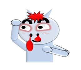 A cute little demon sticker #13353931