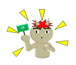 A cute little demon sticker #13353936