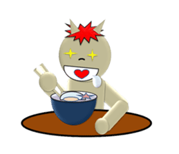 A cute little demon sticker #13353937