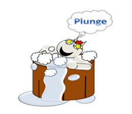 A cute little demon sticker #13353941