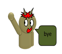 A cute little demon sticker #13353942