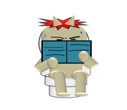 A cute little demon sticker #13353951