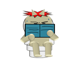 A cute little demon sticker #13353951