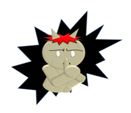 A cute little demon sticker #13353954