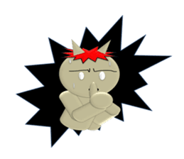 A cute little demon sticker #13353954