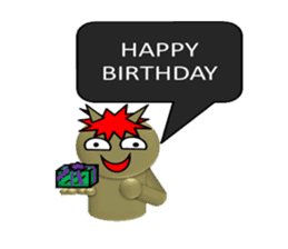 A cute little demon sticker #13353955