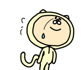 Surprised Rabbit Sticker sticker #13354038