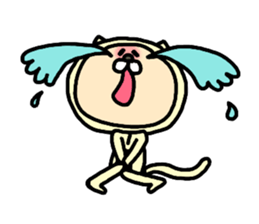 Surprised Rabbit Sticker sticker #13354040