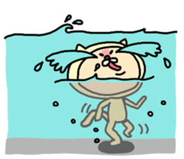 Surprised Rabbit Sticker sticker #13354041