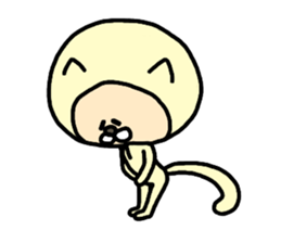 Surprised Rabbit Sticker sticker #13354047