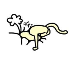 Surprised Rabbit Sticker sticker #13354049